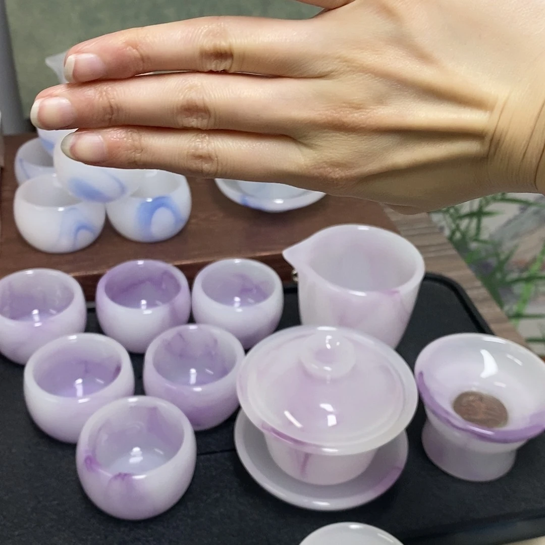 高端琉璃茶具套装