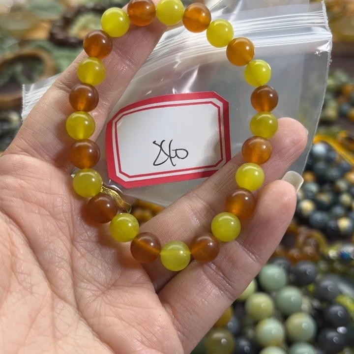 蛇纹石玉未镶嵌手链