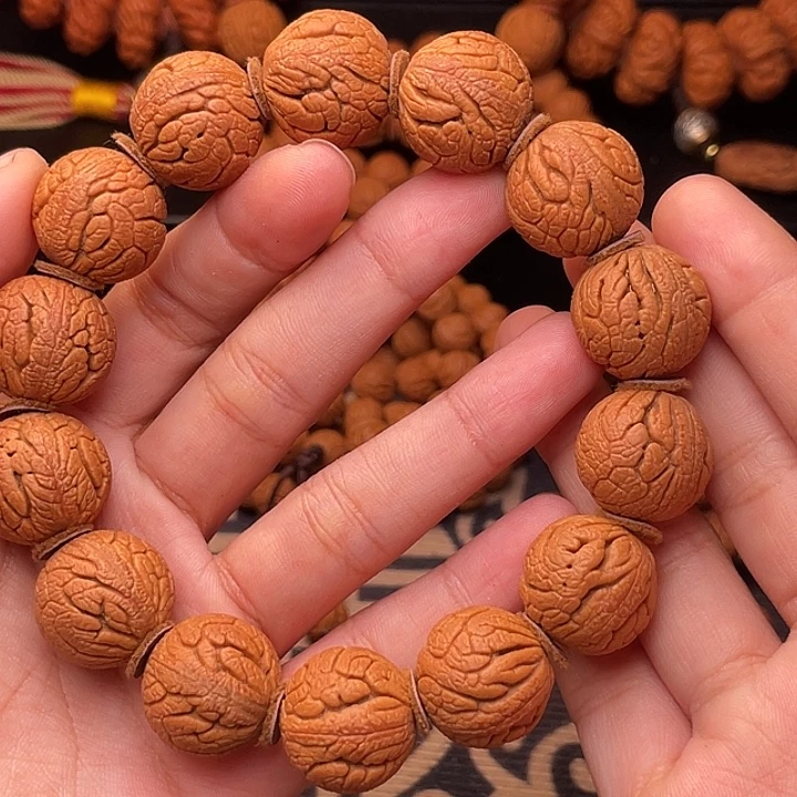 手串桃核精品金丝龙珠2.0