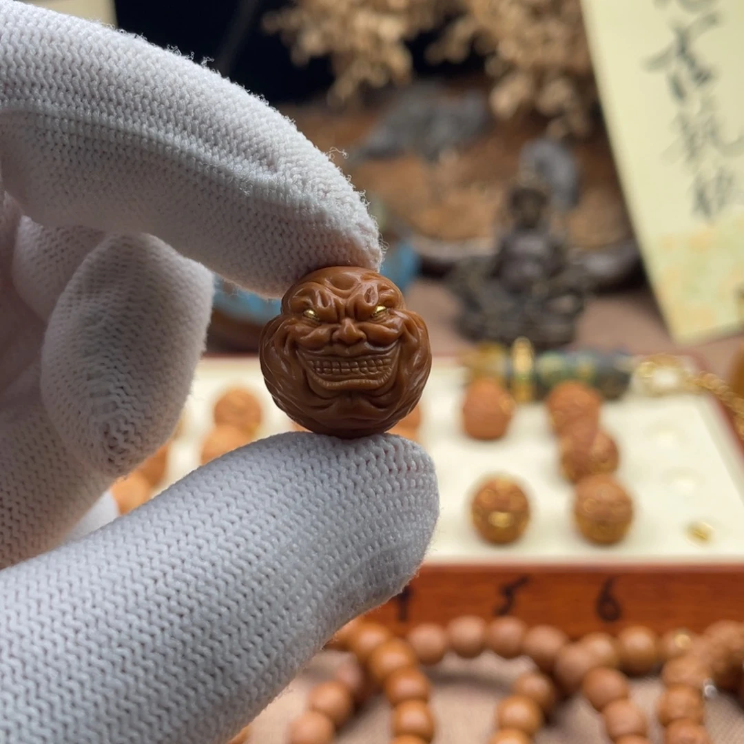 猴头核桃把件k猴头