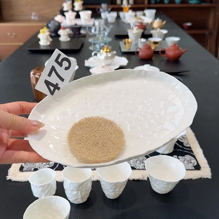 475手捏果碟壶承茶盘