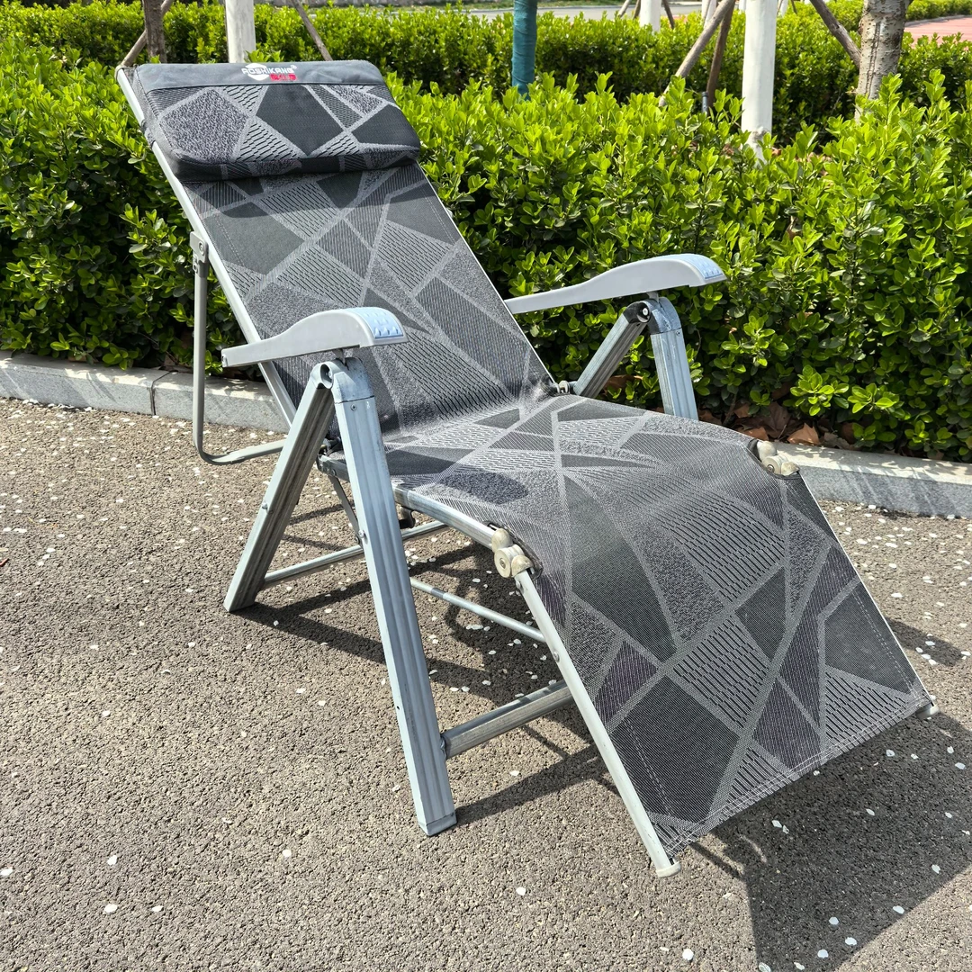 奥仕康折叠躺椅180度躺平午睡休闲靠背椅懒人多功能便式躺椅