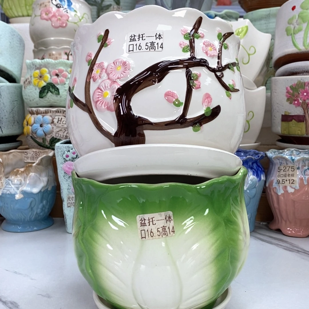 @夏西陶瓷花盆@@5868289