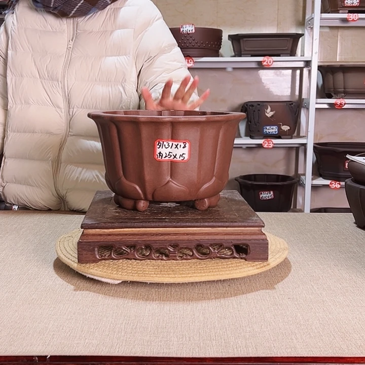 紫砂花盆紫砂花盆