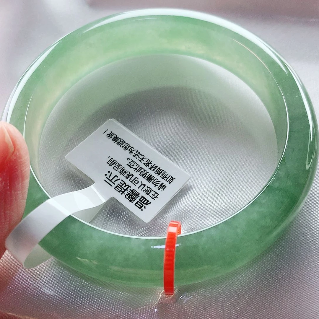 未镶嵌手镯翡翠55圈