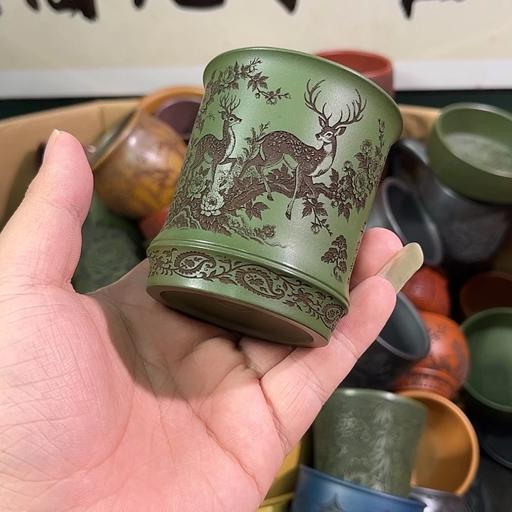 茶杯紫砂全手工紫砂主人杯