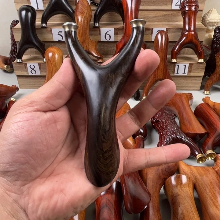 快压紫光檀火蓝刀锋