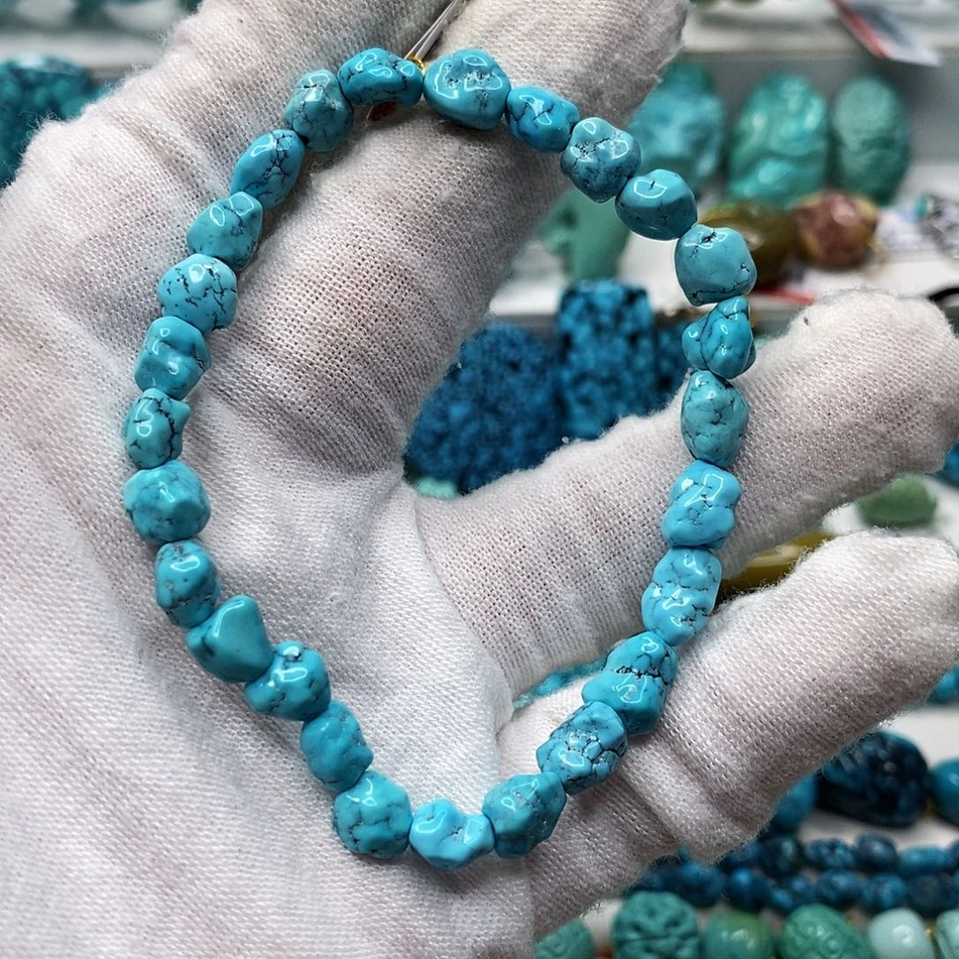 绿松石未镶嵌天然原矿 带武汉地大证书