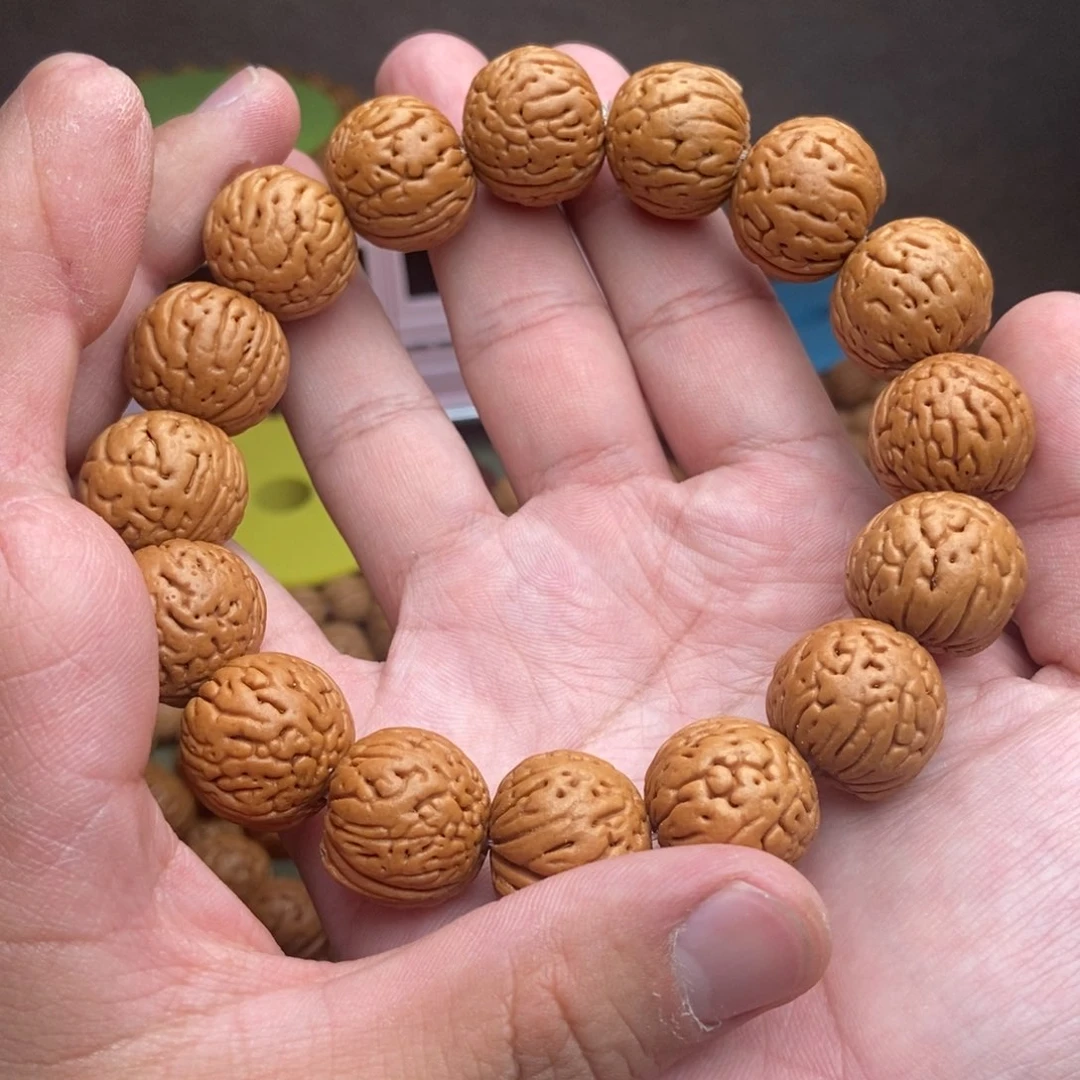 桃核手串肉纹元宝桃核手串毕业款20左右