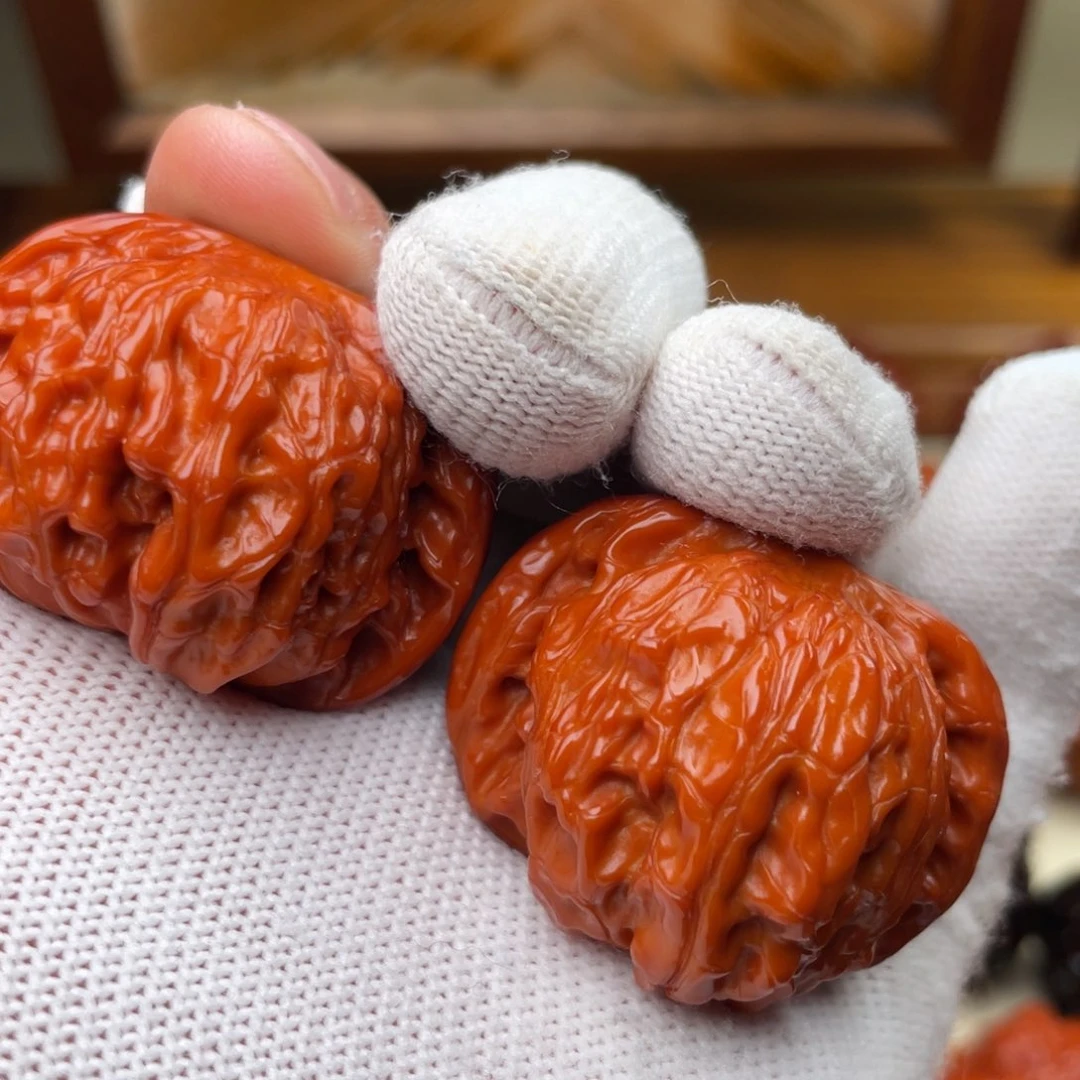 文玩核桃把件磨盘 39