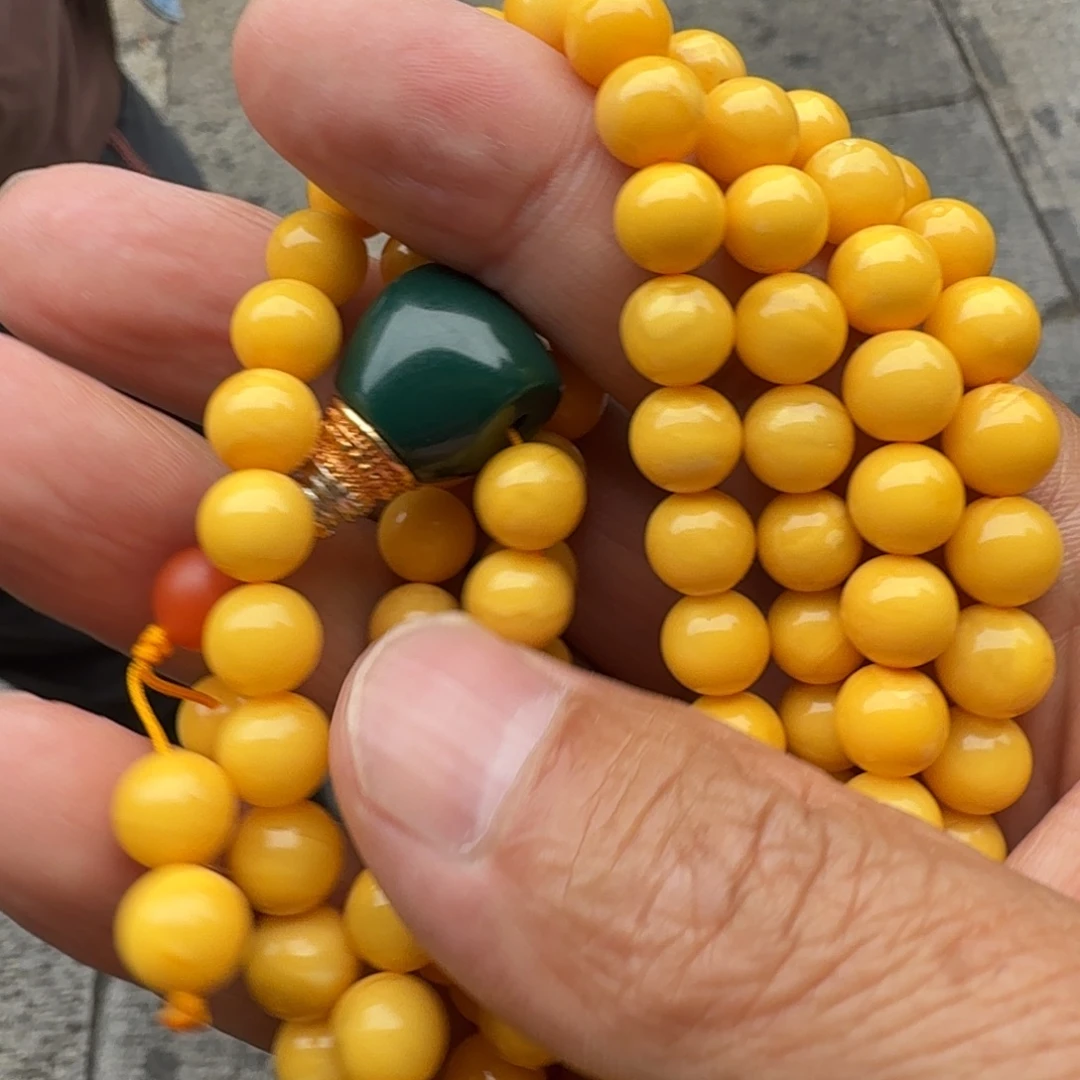 蜜蜡颈饰未镶嵌藏传精品蜜蜡吊坠项链