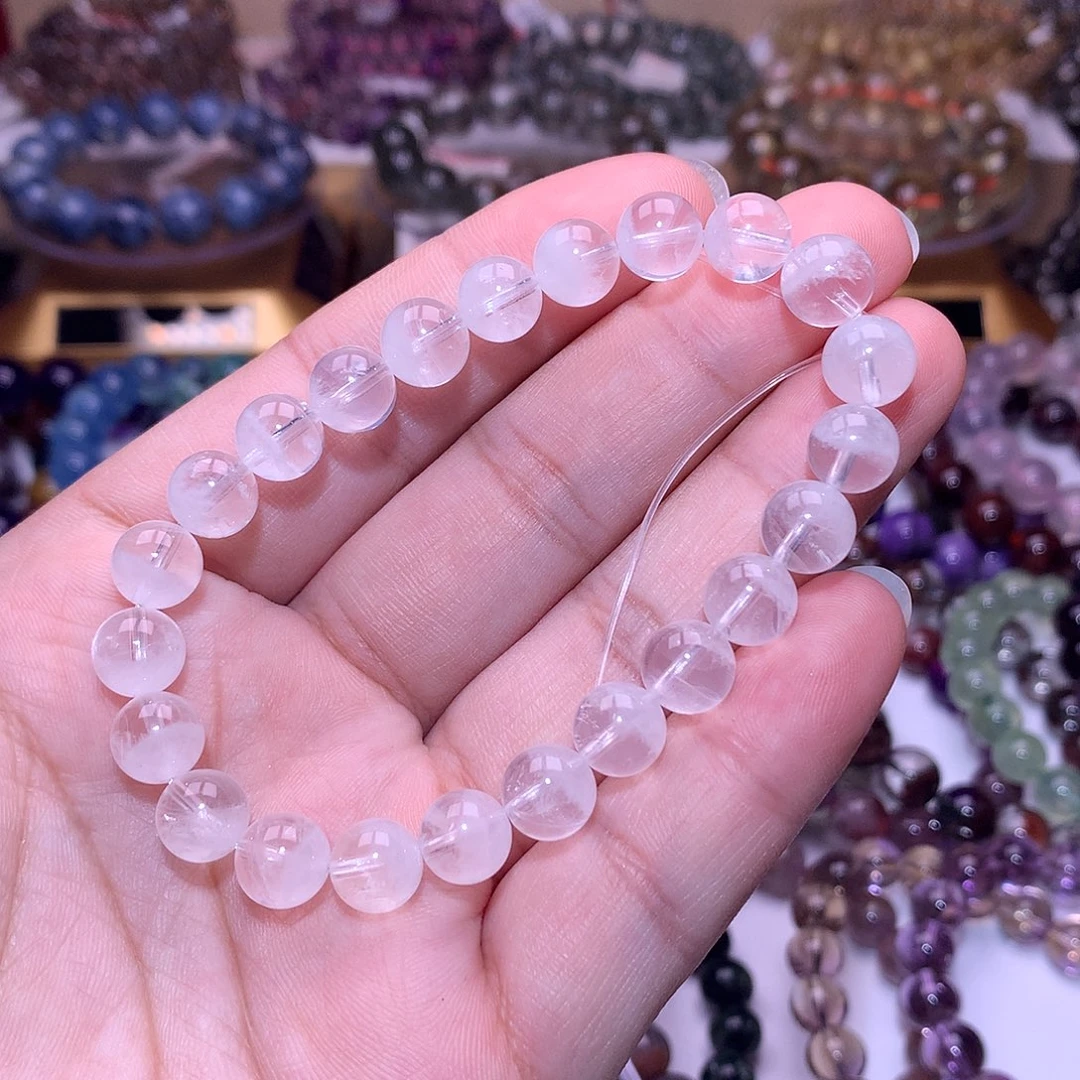 水晶手链未镶嵌8.8mm白幽灵