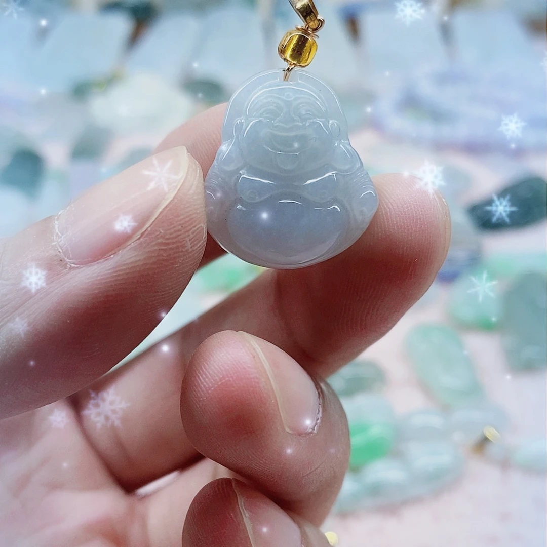 颈饰未镶嵌翡翠天然