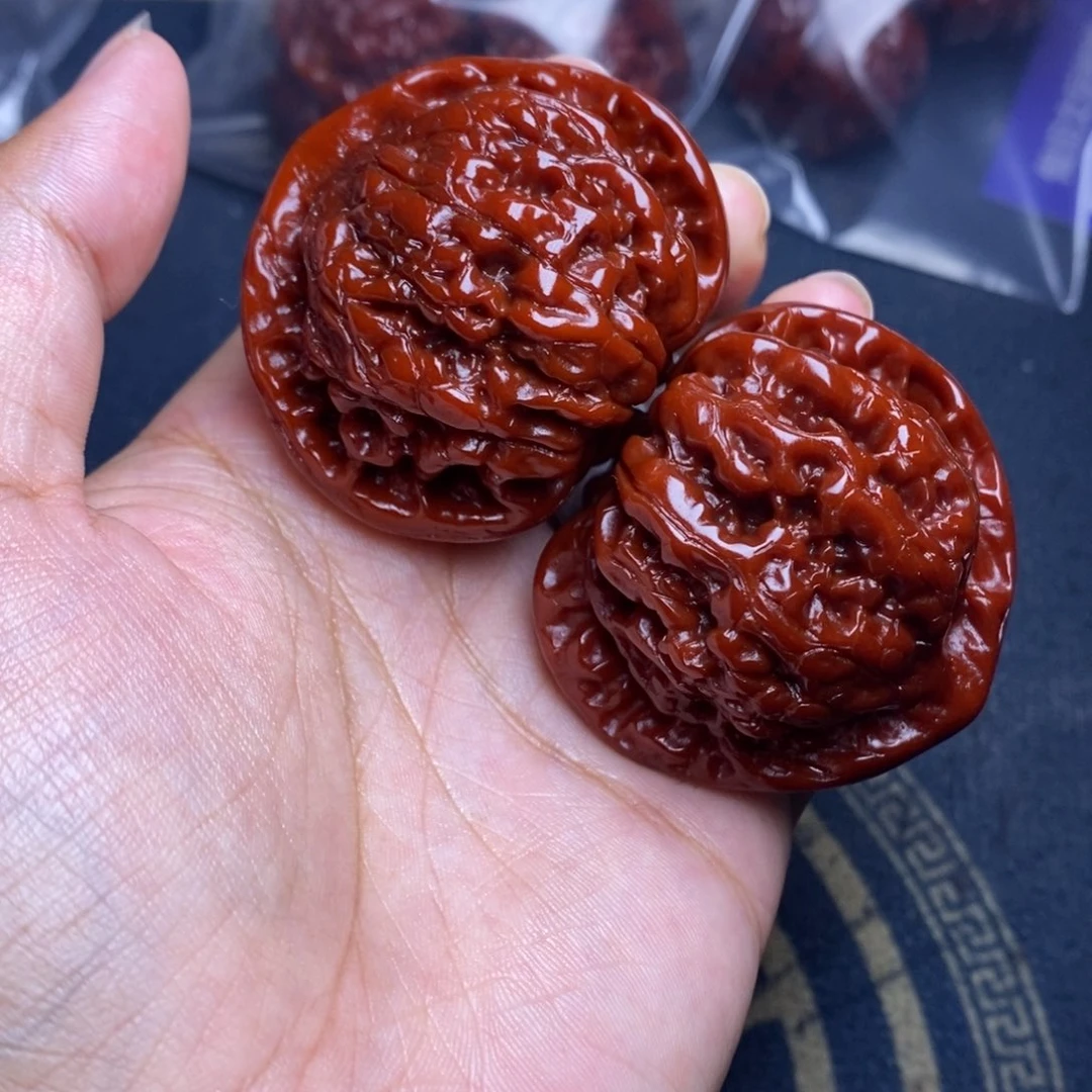 文玩核桃吊坠官帽49