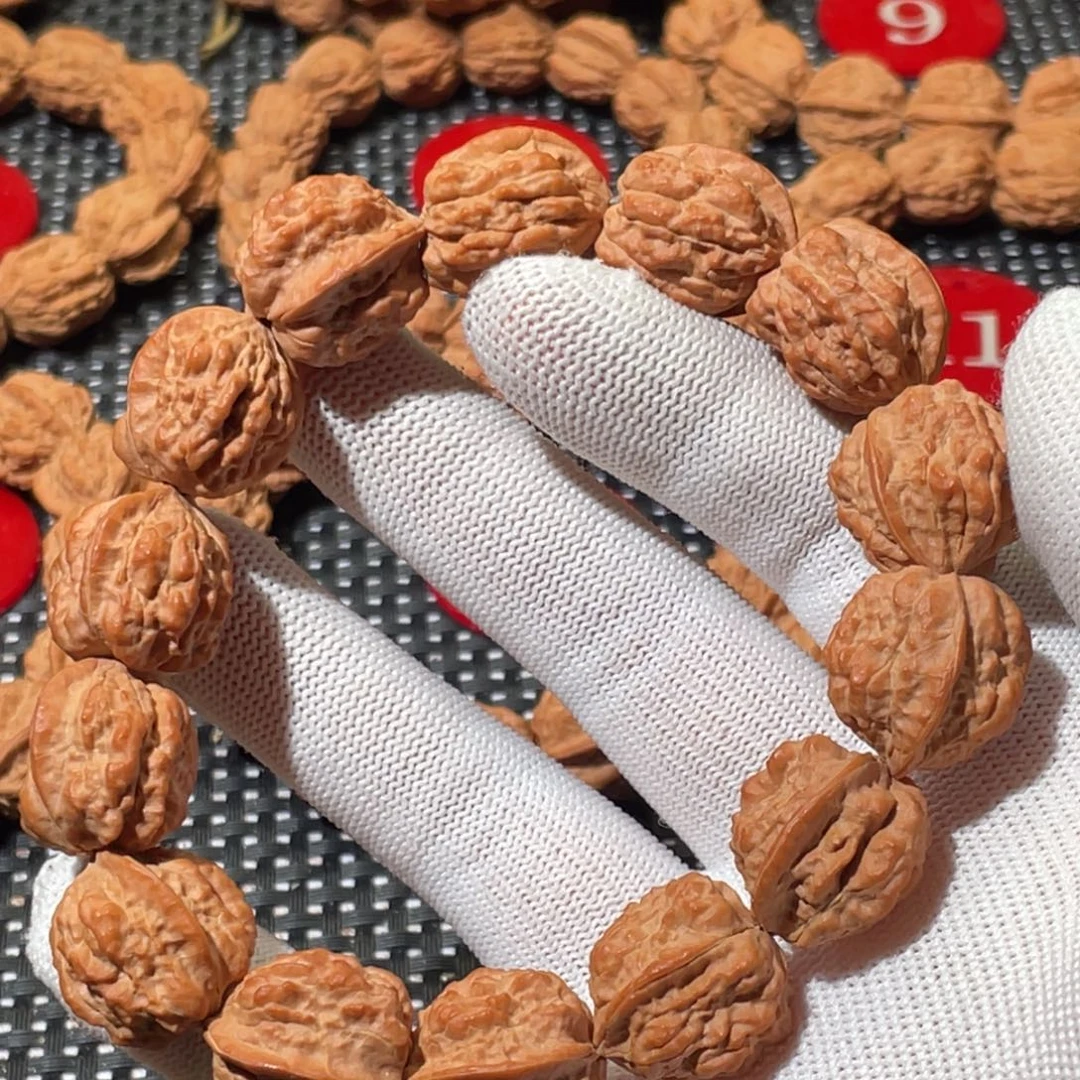 静***一文玩核桃手串嵩山蛤蟆头原皮精品