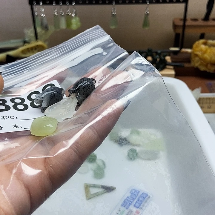 岫玉发簪未镶嵌繁****头