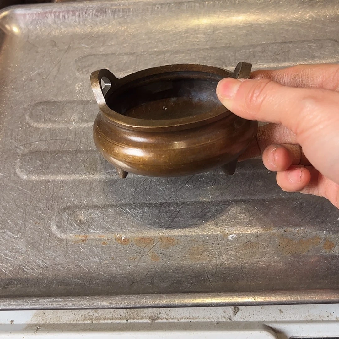 黄铜摆件，文房摆件