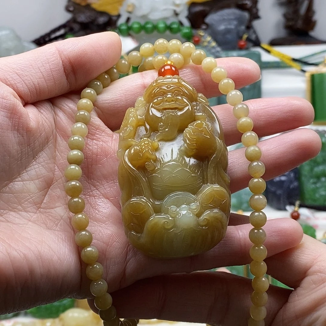 和田玉颈饰未镶嵌