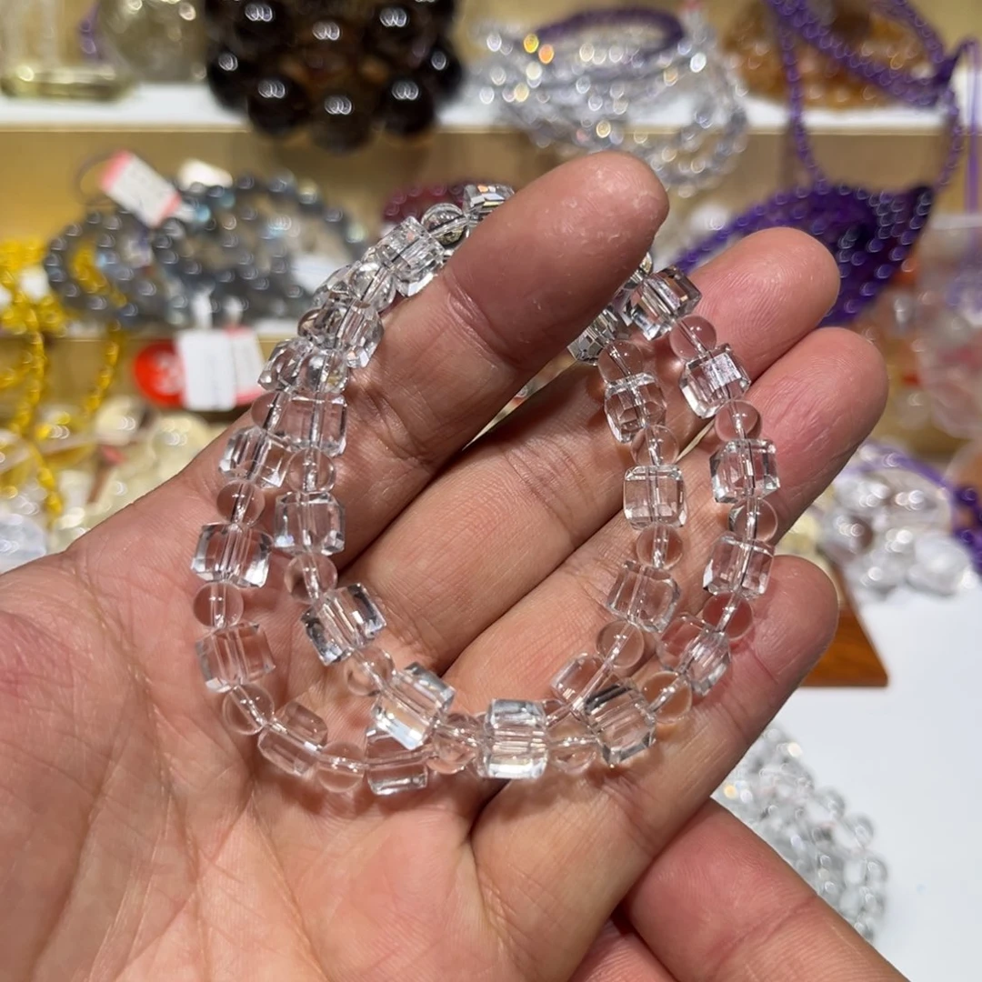 非金属隔珠方糖手串7