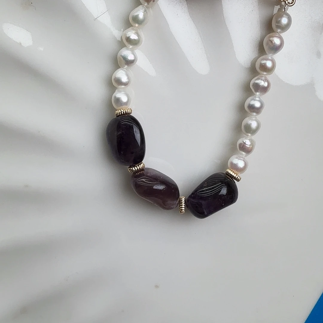 颈饰未镶嵌淡水珍珠