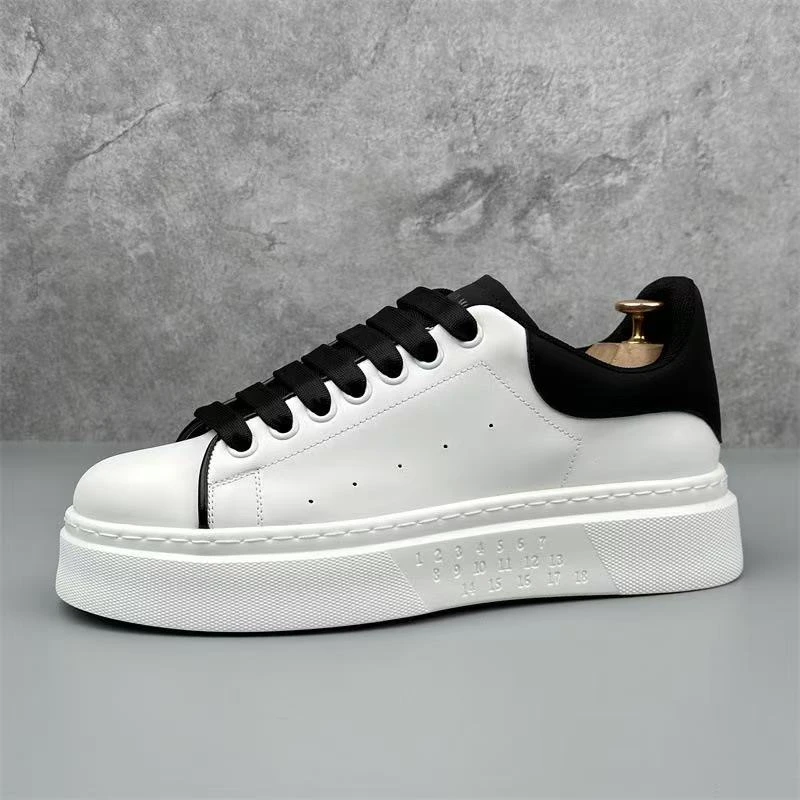 夏季新品厚底小白鞋板鞋潮鞋休闲板鞋男士运动百搭透气春季潮流