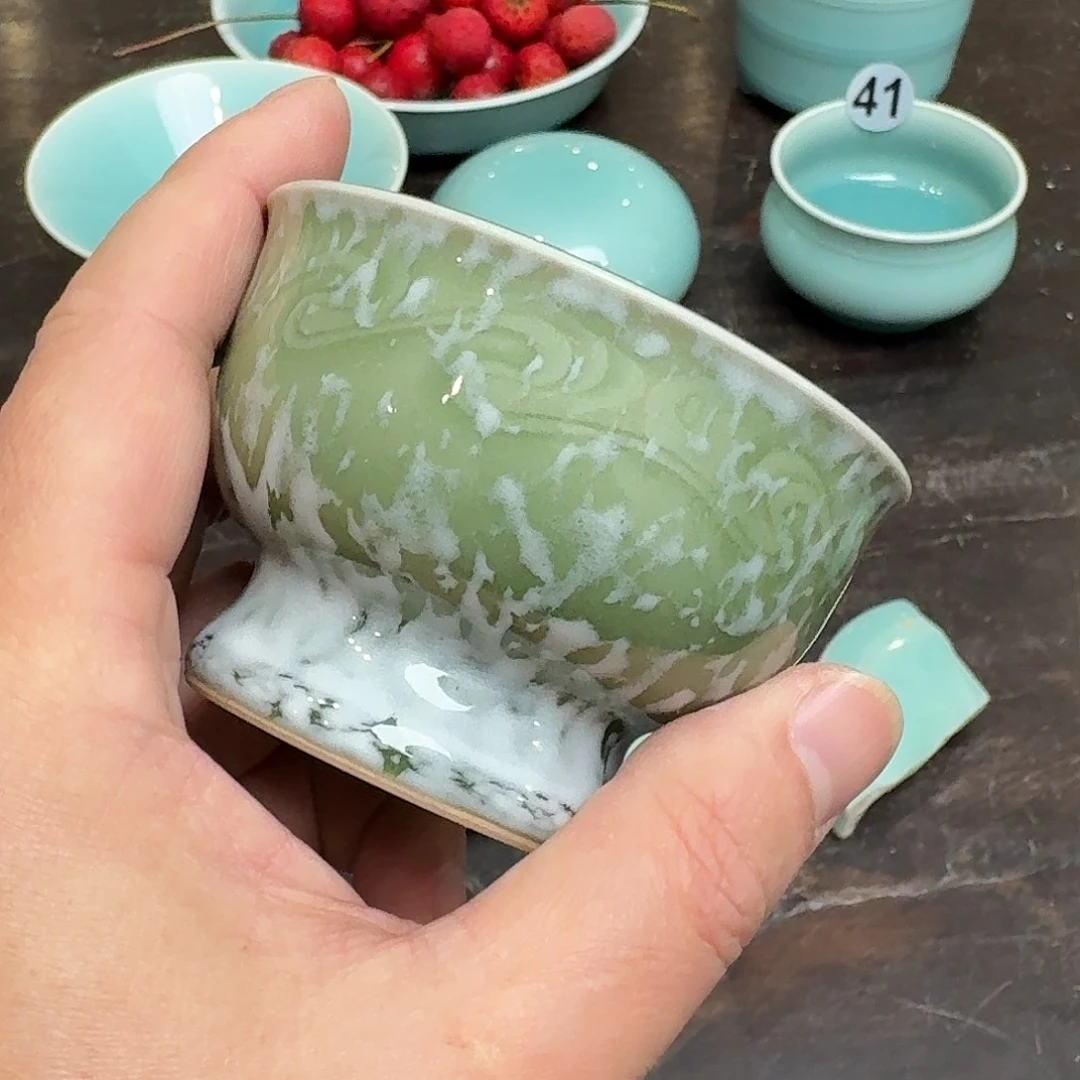 龙泉窑青瓷南宋老釉福利