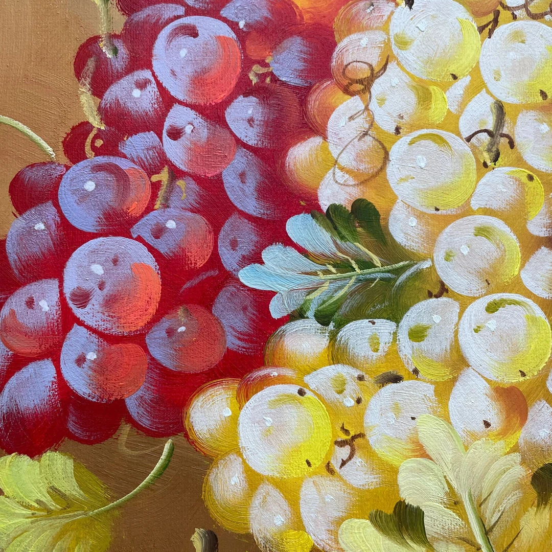 林彦新-***-9.15号 静物水果- 约50*60厘米-手绘油画-麻布
