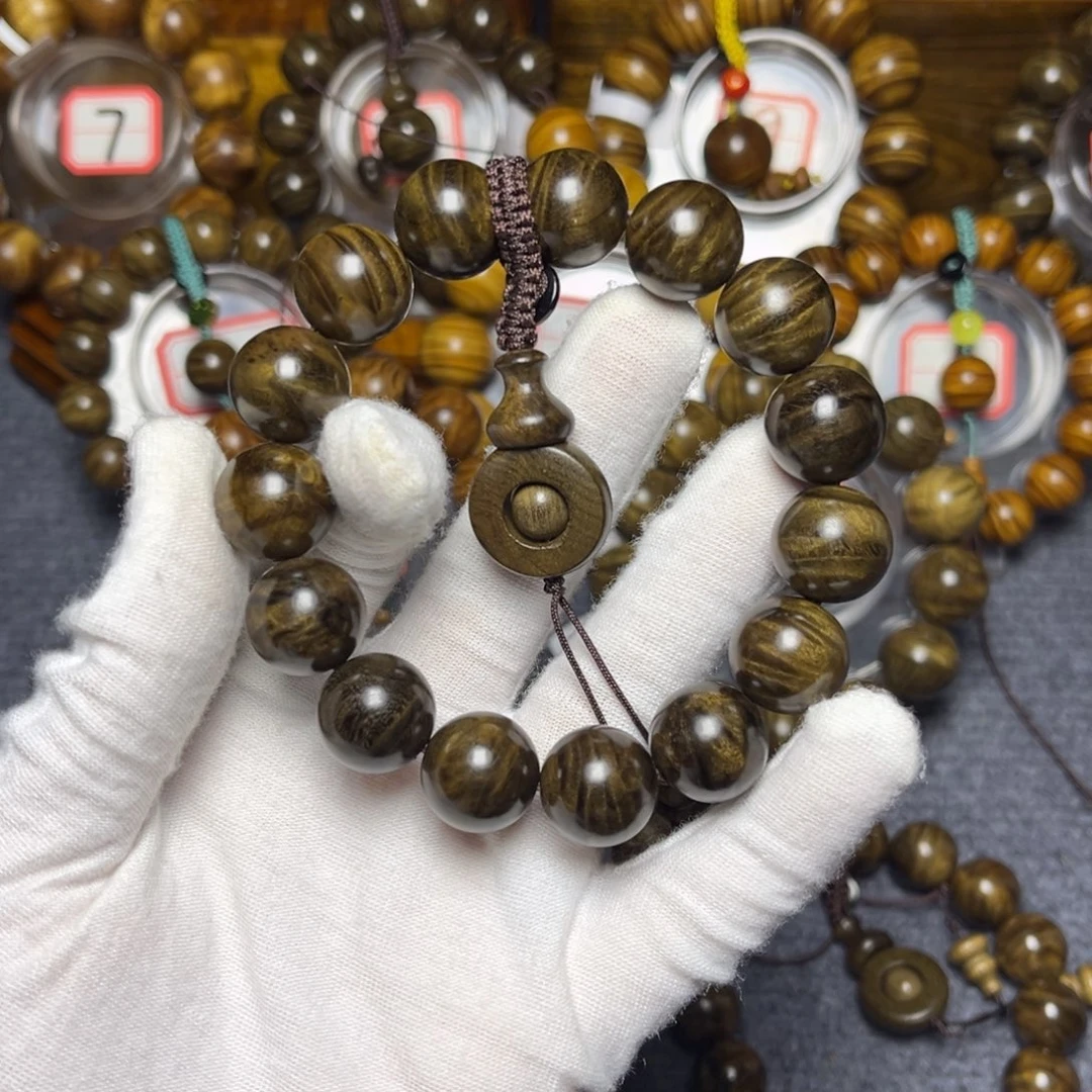 手串/手链楠木（金丝楠）阴沉1.5水波168