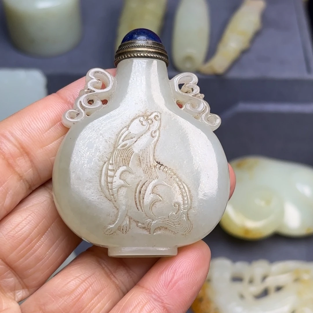 和田玉（糖玉）挂件未镶嵌