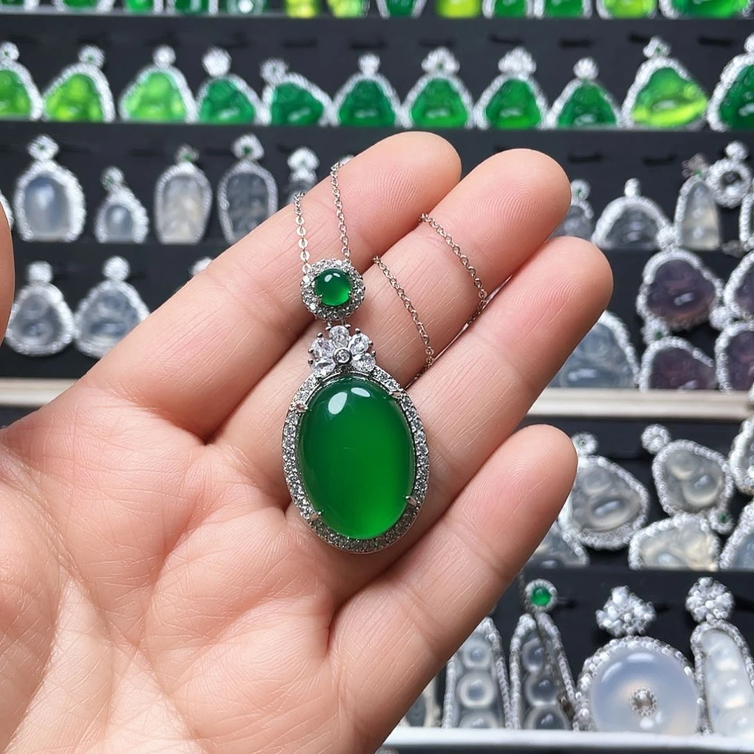 玛瑙/玉髓颈饰合金