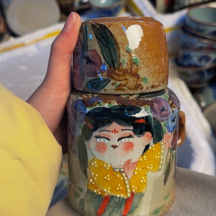 瓷片景德镇陶瓷手工手绘