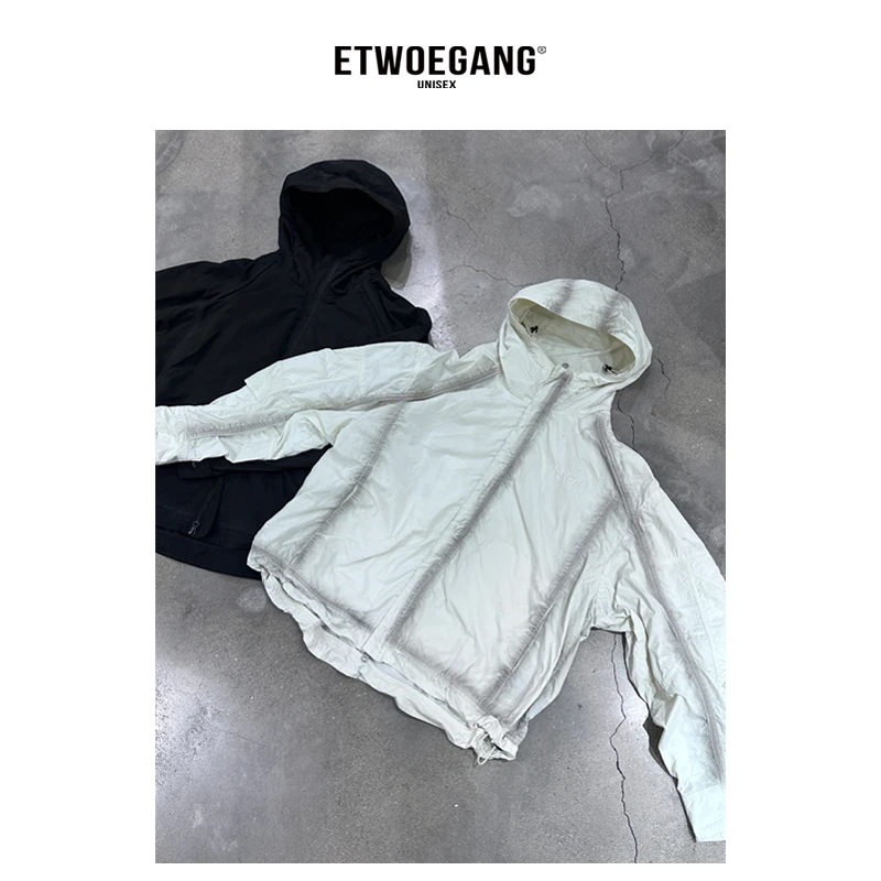 121【25喷脏防风夹克】春季美式潮男女做脏小众宽松防风夹克251192