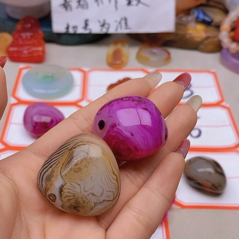 【闪购商品】未镶嵌玛瑙/玉髓珠宝半成品你*人