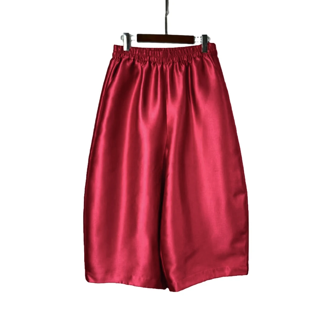 920大码气质阔腿裤设计感复古简约通勤休闲裤女2025新款时尚裤子