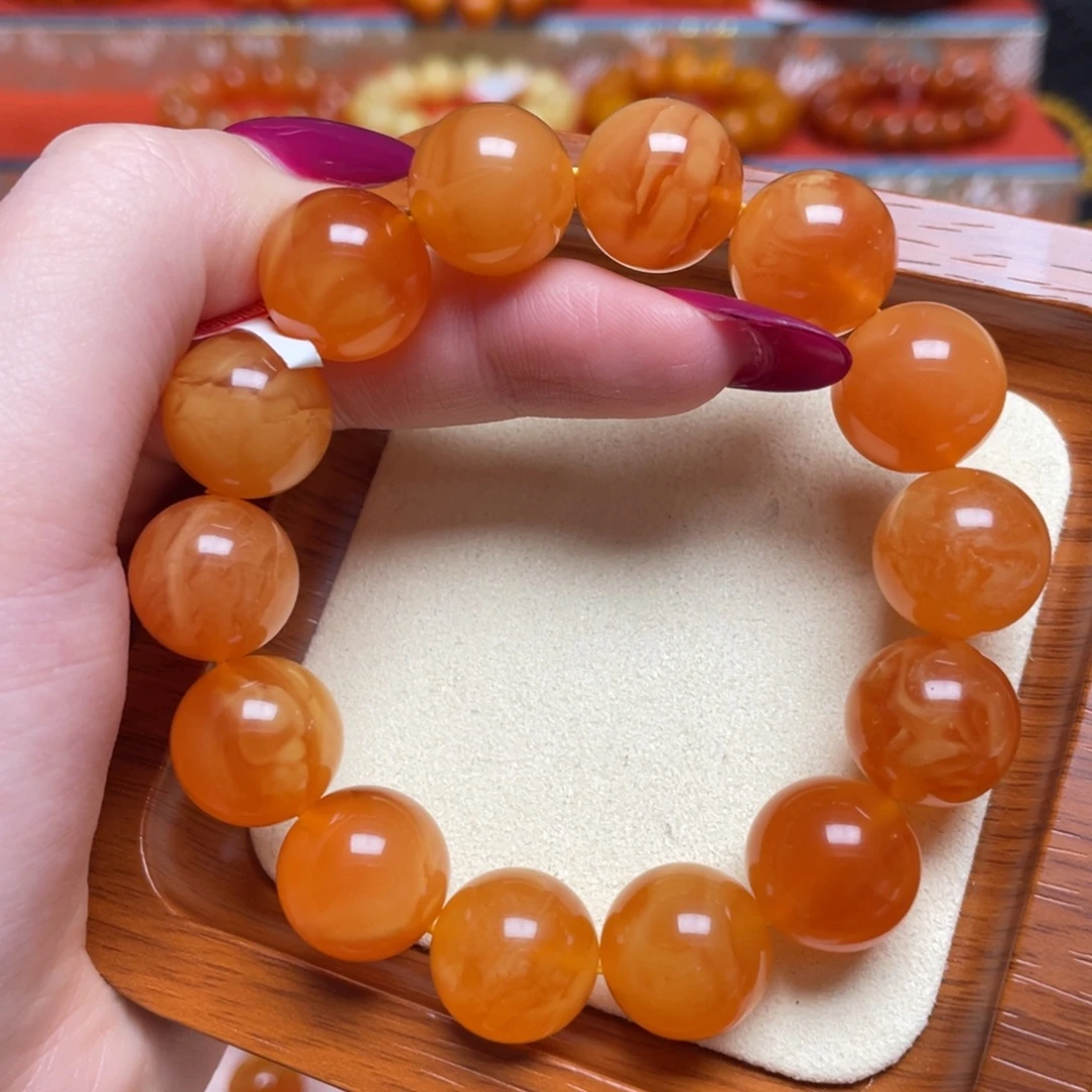 蜜蜡未镶嵌手链手串