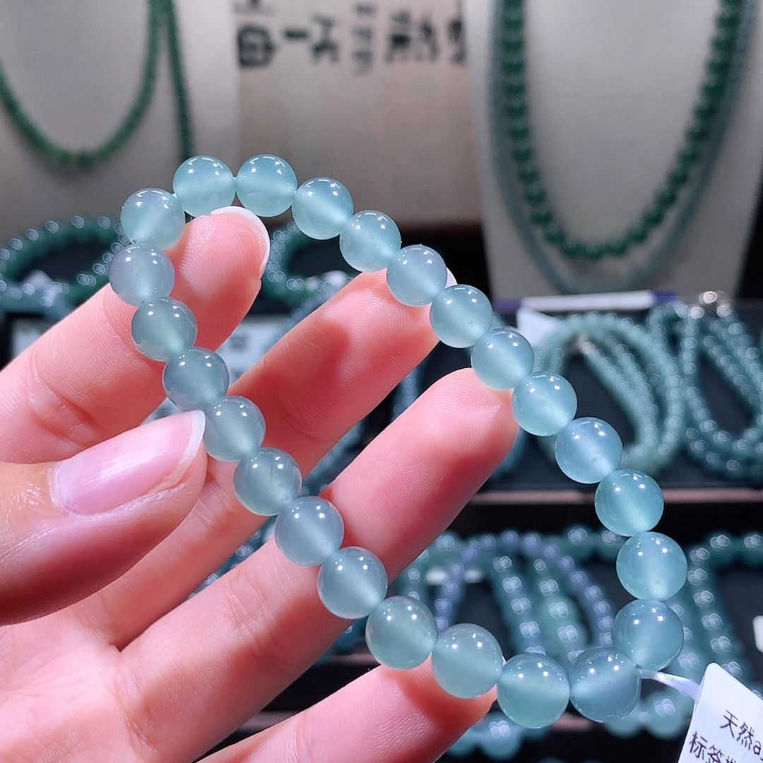 未镶嵌手链翡翠天然a货翡翠手串8