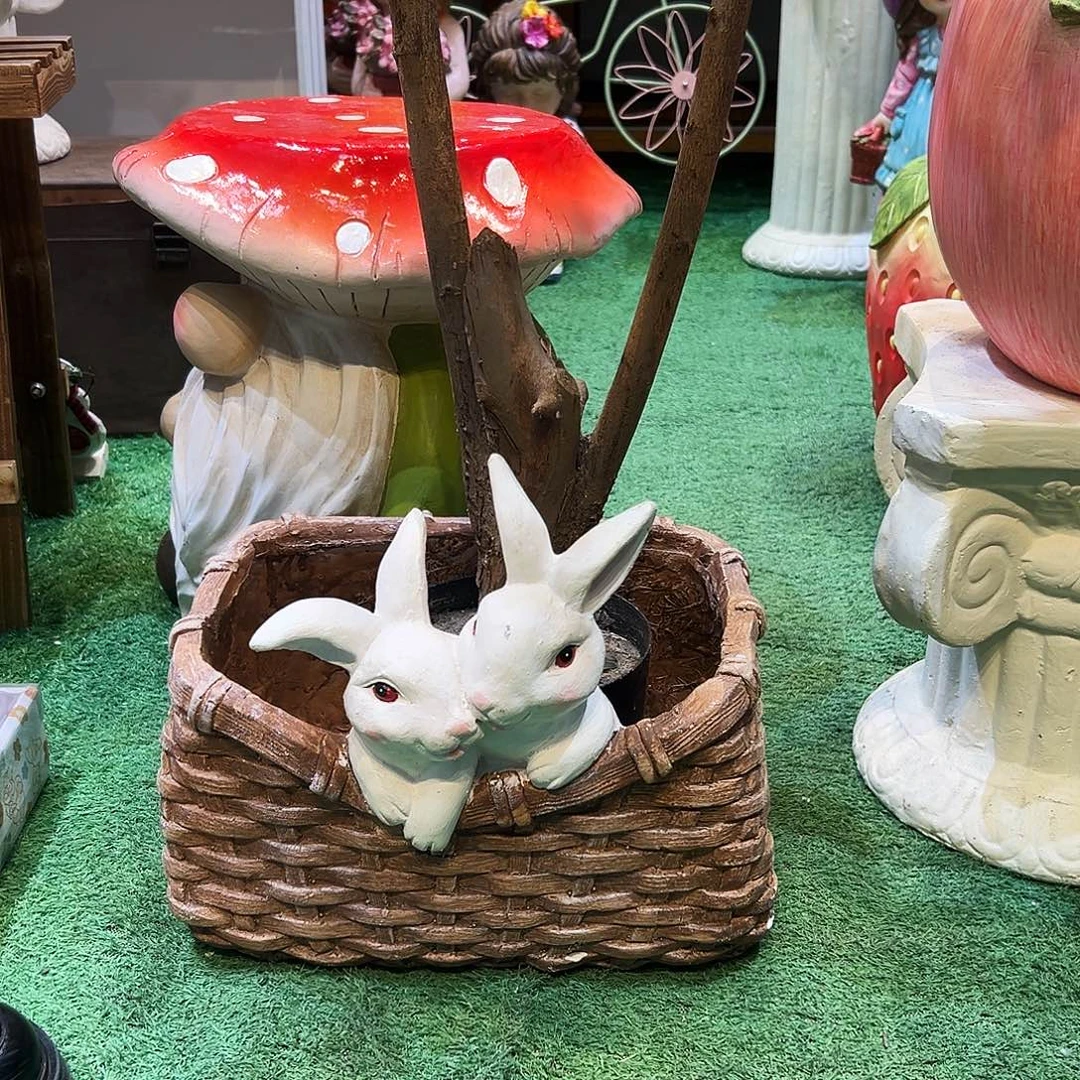 花园摆件红红火火