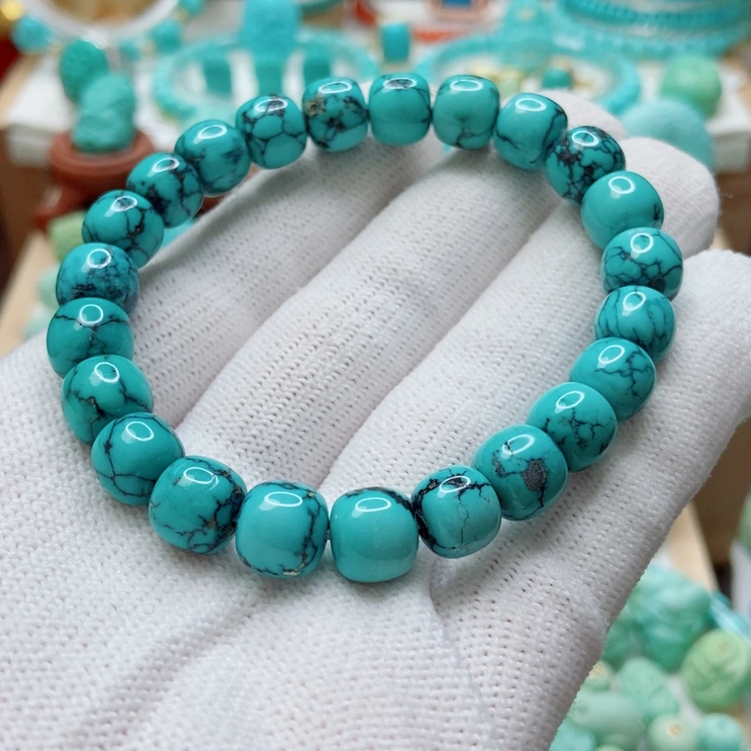 绿松石未镶嵌手串8.8mm