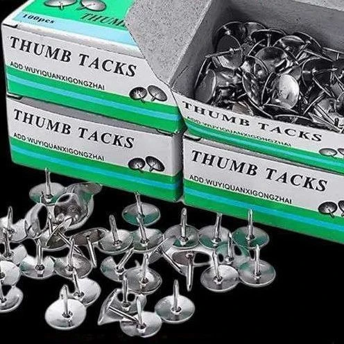 图钉按钉大头图钉镀镍墙纸家用墙布毛毯防腐防锈钉子大号窗帘钉d2