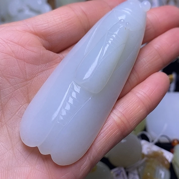 和田玉未镶嵌吊坠(不含链)