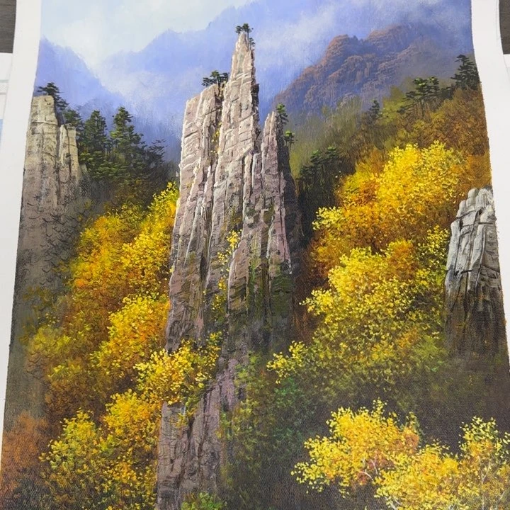 油画清透心凉的一种感觉