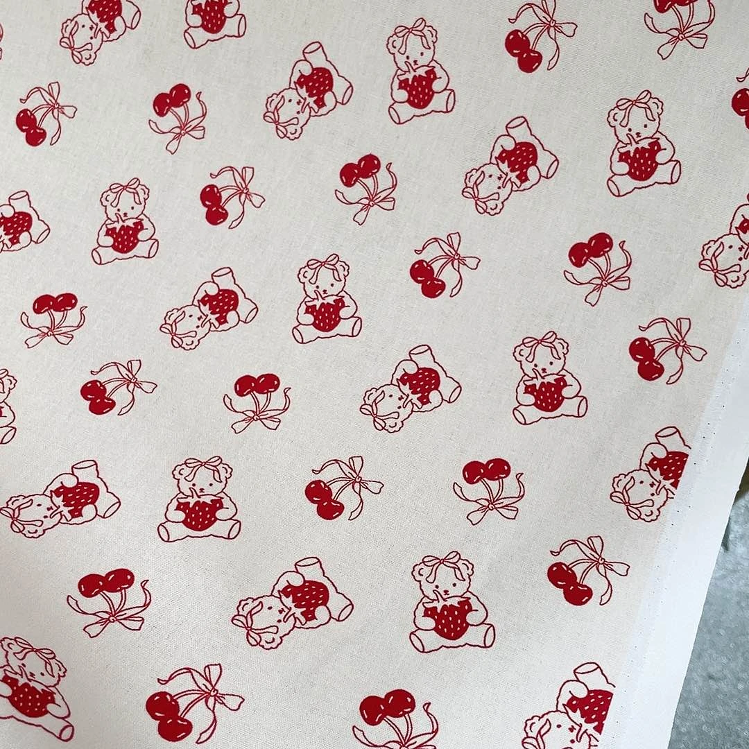 一米价纯棉平布1.1米宽果子布艺38.9