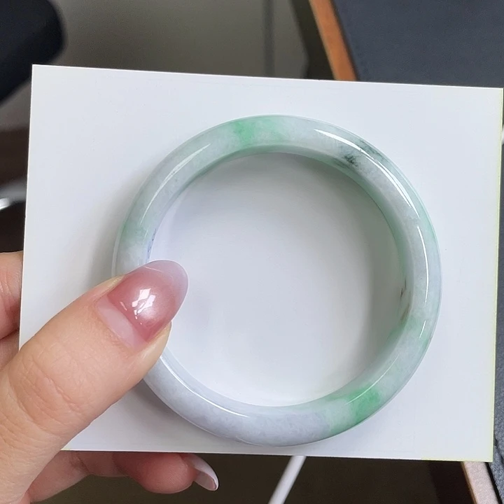 翡翠未镶嵌手镯53正圈