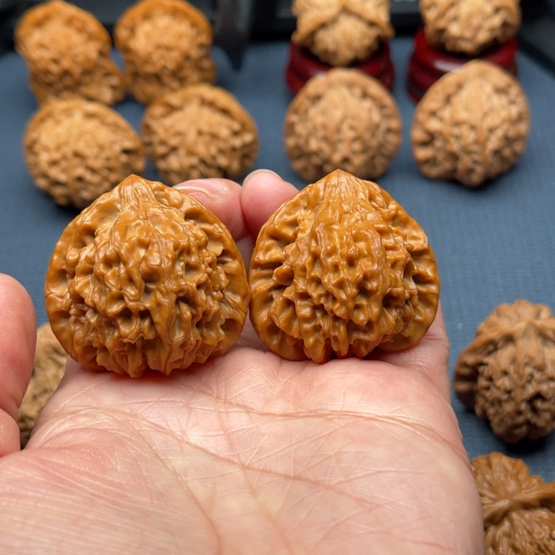 贰***元文玩核桃吊坠龙门涧