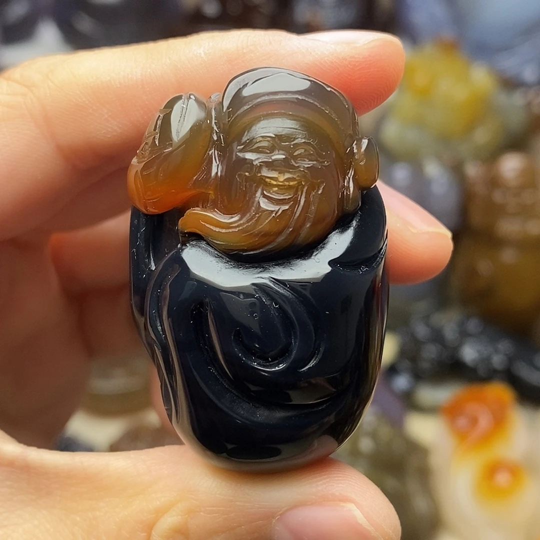 玛瑙/玉髓未镶嵌把件