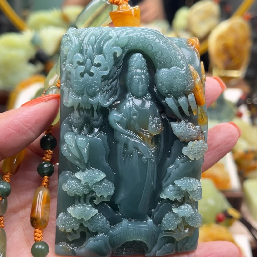 爱***弟未镶嵌岫玉挂件挂件