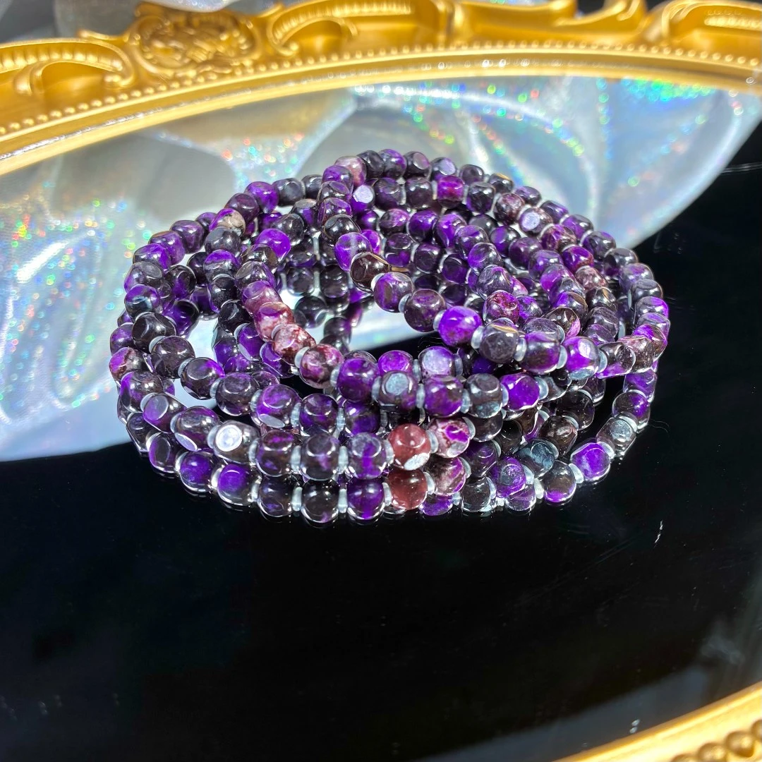 潮生石丨舒俱来六方珠手串/多样性发其一/C02009