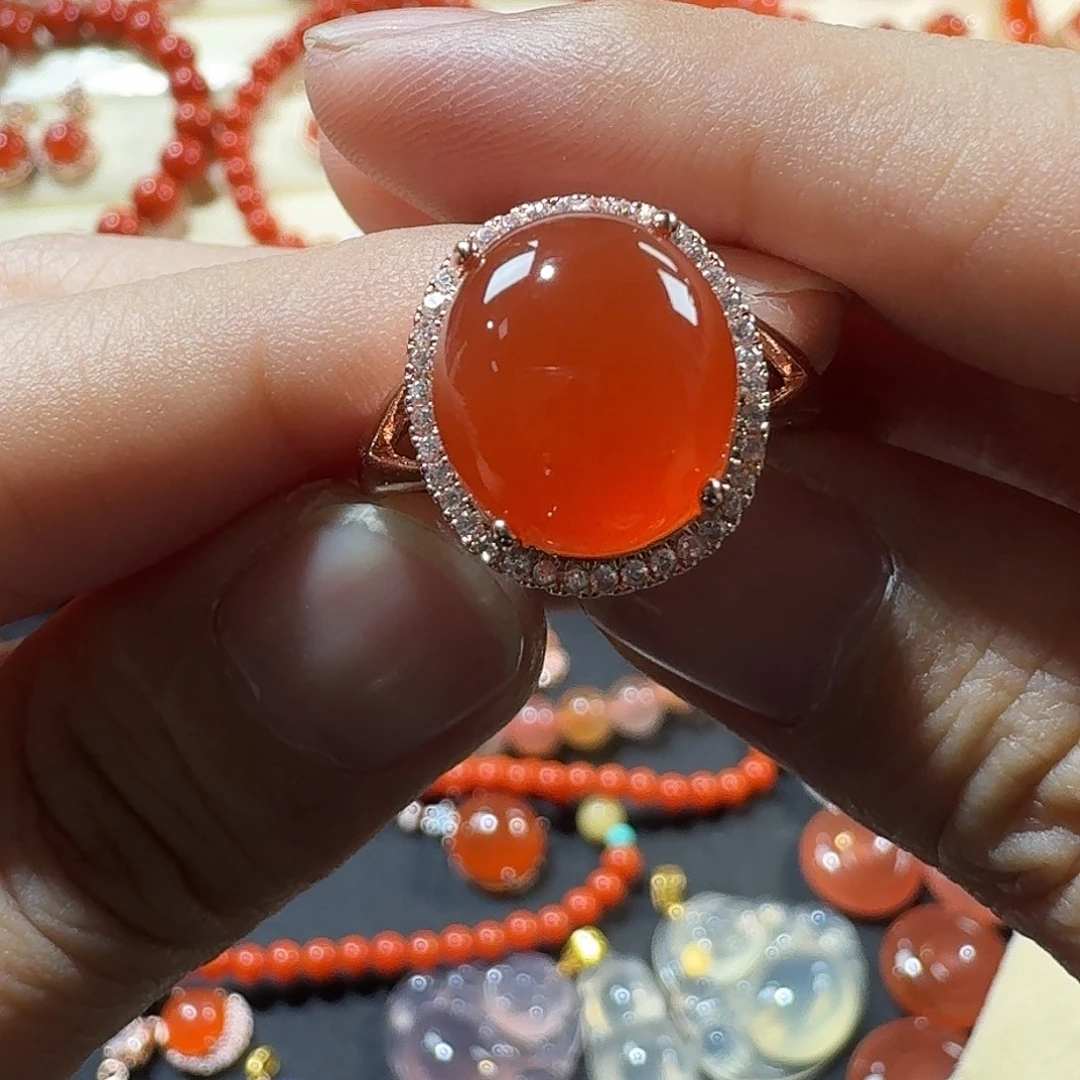 定制南红玛瑙未镶嵌南红