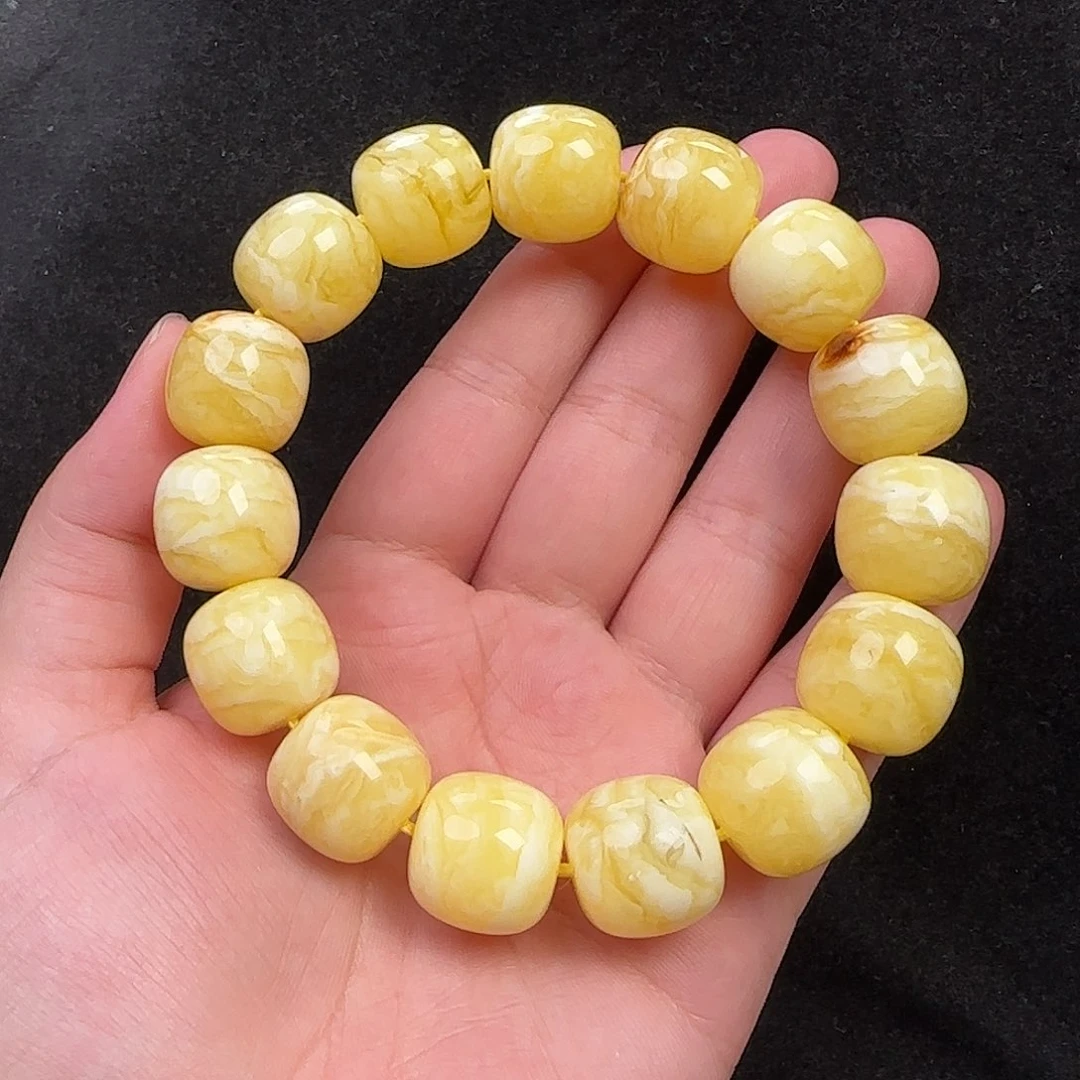 蜜蜡未镶嵌珠宝奇石微瑕同料16