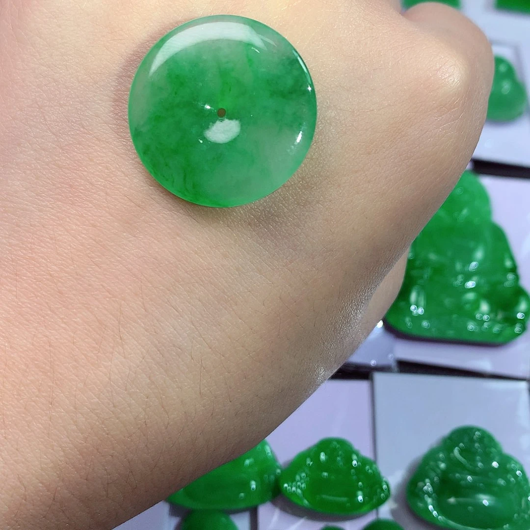 吊坠(赠链)未镶嵌翡翠天然翡翠